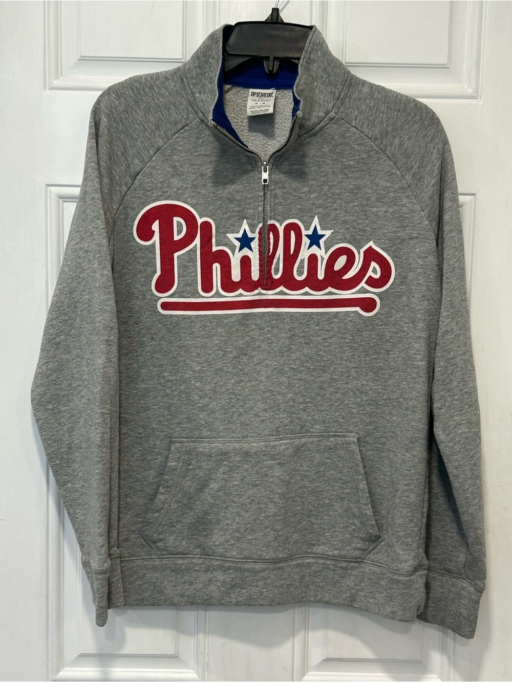 Victoria’s Secret PINK x MLB Philadelphia Phillies Quarter-Zip Sweatshirt Medium
